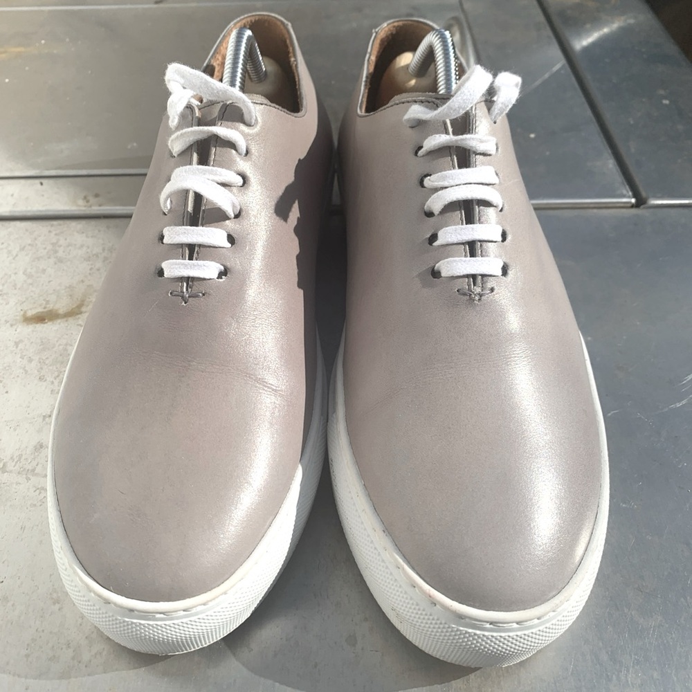 New w/o Box | Septieme Largeur Gedeón Basket Gray Patina Calf Sneakers UK6/US7